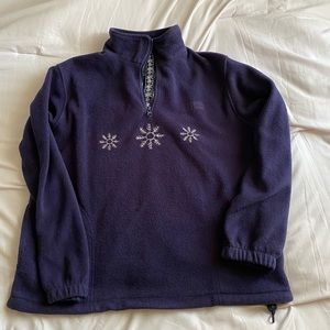 Vintage Northern reflections 3/4 Zip fleece